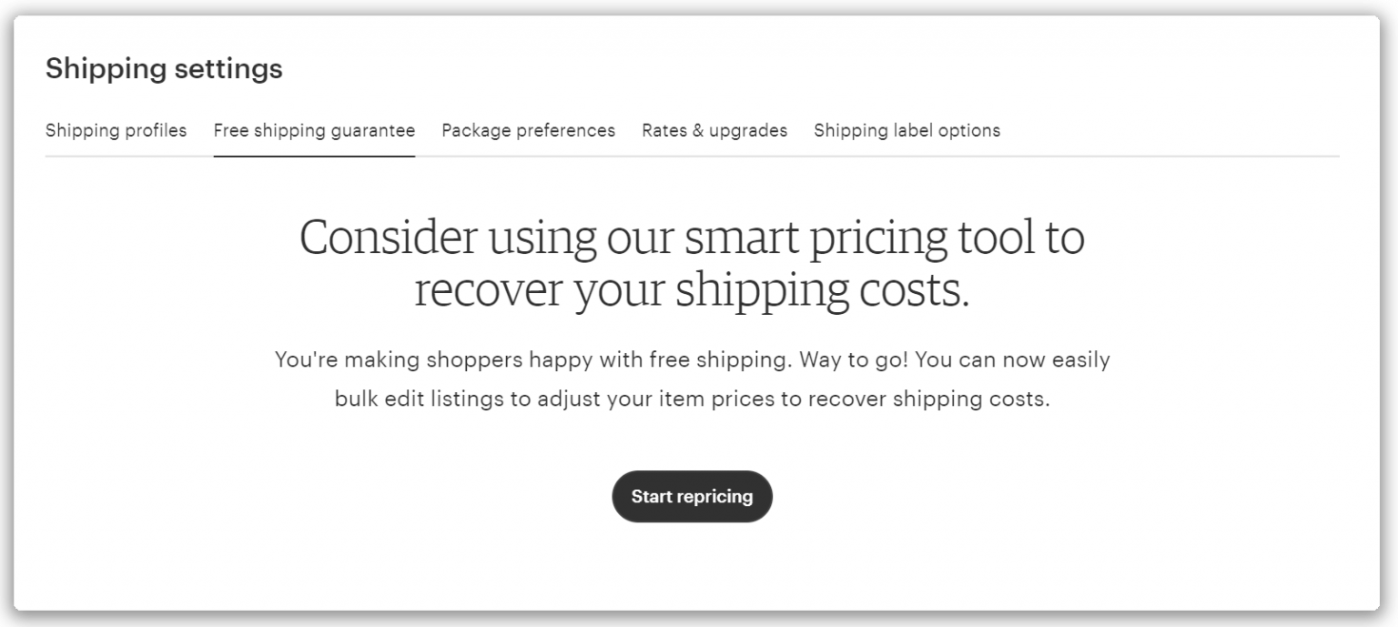 Etsy Shipping Settings 101 eRank Help