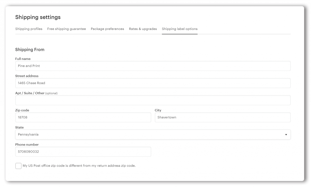 Etsy Shipping Settings 101 eRank Help