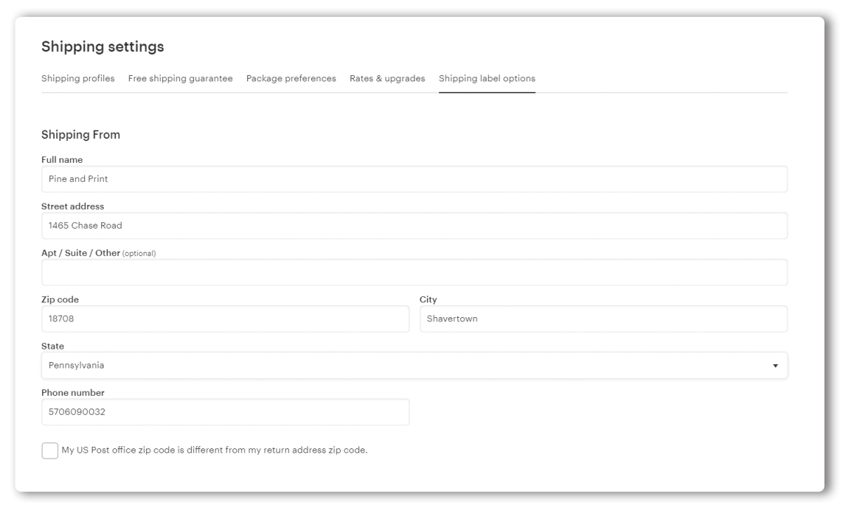 Etsy Shipping Settings 101 eRank Help